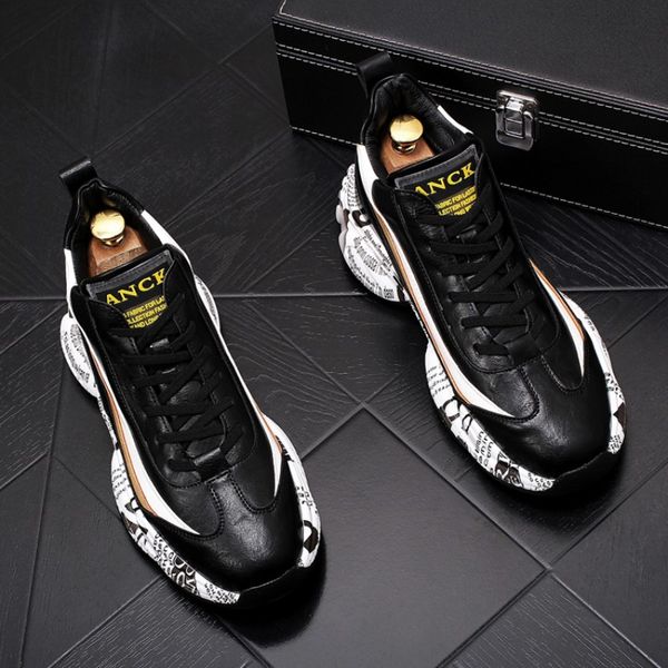 new casual men shoes platform boots vintage male thick sole trainers running shoe youth boy gym teenagers zapatos hombre a11, Black
new casual men shoes platform boots vintage male thick sole trainers running shoe youth boy gym teenagers zapatos hombre a11, Black