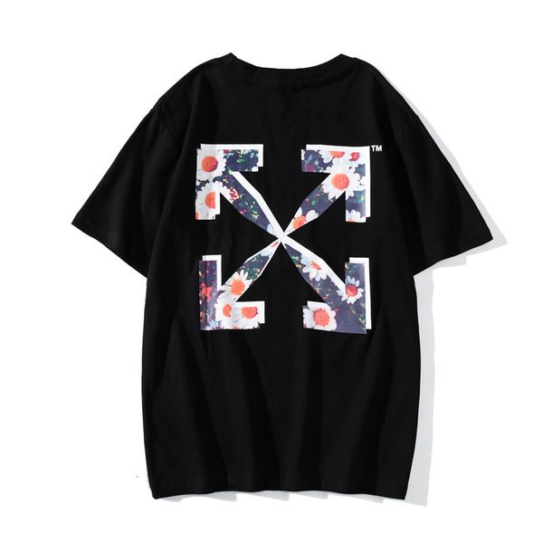 brand daisy chao arrow print short men's and women's wear tee half sleeve ow casual t-shirt, White;black
brand daisy chao arrow print short men's and women's wear tee half sleeve ow casual t-shirt, White;black