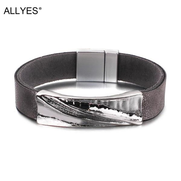 tennis allyes casual simple geometric metal charm leather bracelet for women rectangle accessories bracelets bangles jewelry, Golden;silver
tennis allyes casual simple geometric metal charm leather bracelet for women rectangle accessories bracelets bangles jewelry, Golden;silver