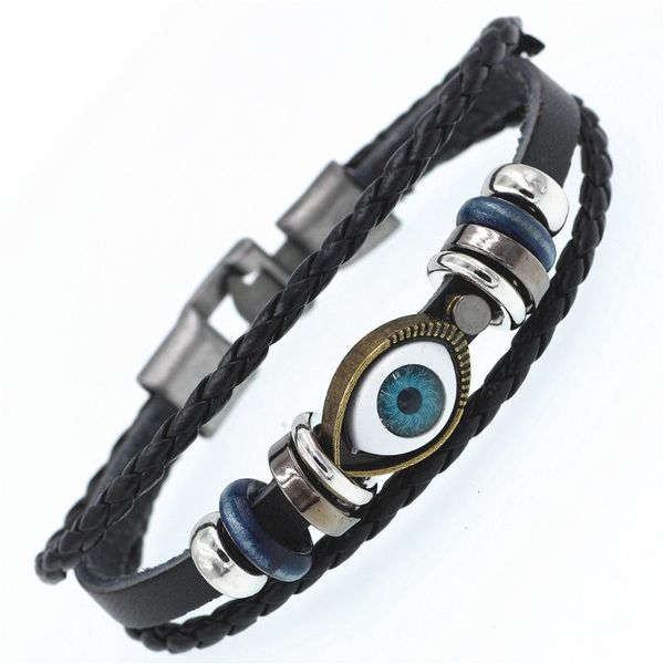 charm bracelets dgw multilayer evil eyes bracelet men casual fashion braided leather for women wood bead punk rock, Golden;silver
charm bracelets dgw multilayer evil eyes bracelet men casual fashion braided leather for women wood bead punk rock, Golden;silver