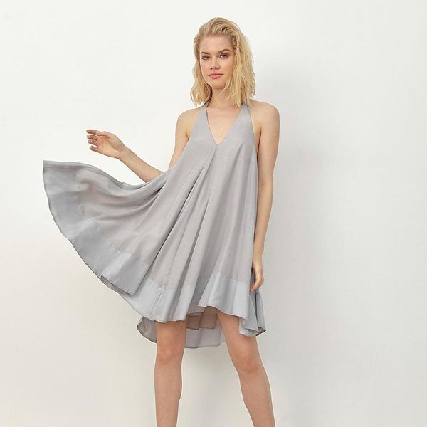 casual dresses halter a line backless party dress women sleeveless loose fashion beach summer sundress shyloli chiffion, Black;gray
casual dresses halter a line backless party dress women sleeveless loose fashion beach summer sundress shyloli chiffion, Black;gray