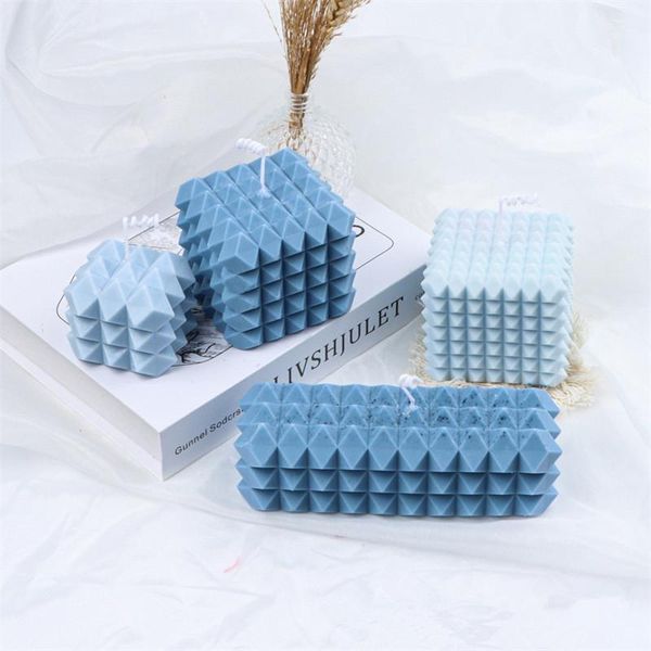 craft tools cube candle silicone mold square geometric rhombus design scented making aesthetic home decoration
craft tools cube candle silicone mold square geometric rhombus design scented making aesthetic home decoration