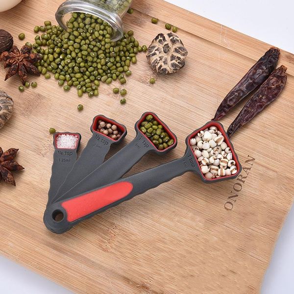 kitchenace 4pcs/set silicone seasoning measure spoon kitchen coffee salt sugar measure spoon kitchen pastry bakery gadgets&tools
kitchenace 4pcs/set silicone seasoning measure spoon kitchen coffee salt sugar measure spoon kitchen pastry bakery gadgets&tools