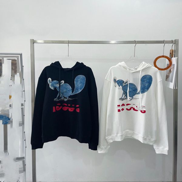 cute animal illustration series age reducing hooded sweater 21 autumn and new cotton terry loose top, Black
cute animal illustration series age reducing hooded sweater 21 autumn and new cotton terry loose top, Black