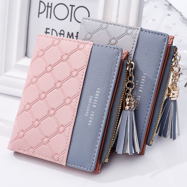 2021 fashion womens wallets tassel short wallet for woman zipper mini coin purse ladies small wallet female leather card holder
2021 fashion womens wallets tassel short wallet for woman zipper mini coin purse ladies small wallet female leather card holder