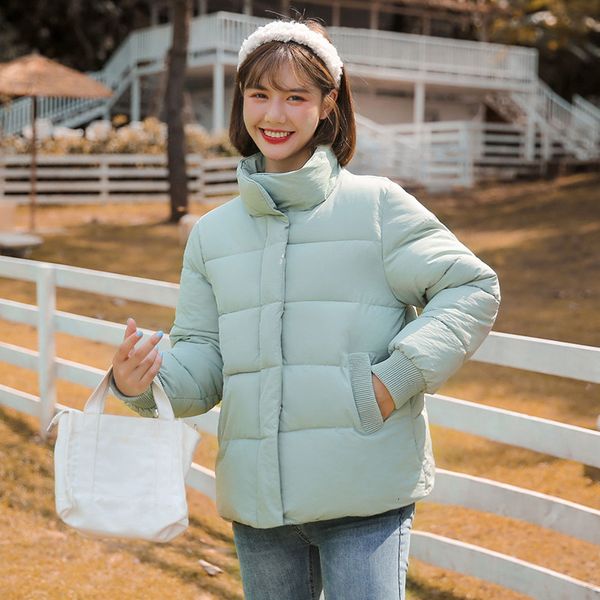 2021 chic stand collar young girls elegant women solid cotton short coat jacket new korean fashion winter coats plus size tw9b, Black
2021 chic stand collar young girls elegant women solid cotton short coat jacket new korean fashion winter coats plus size tw9b, Black