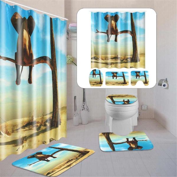 shower curtains elephant tree desert curtain animals printing bathroom carpet set bath pad pedestal rug toilet cover home decor
shower curtains elephant tree desert curtain animals printing bathroom carpet set bath pad pedestal rug toilet cover home decor