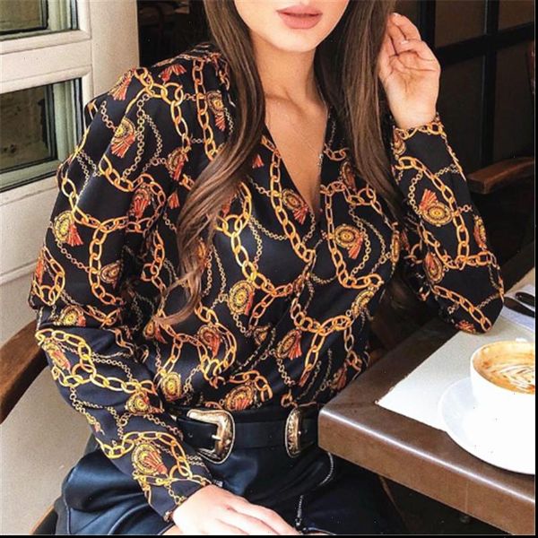 fashion women password chain printed vintage blouse shirts for women vogue high street cross v neck blouses lady shirt, White
fashion women password chain printed vintage blouse shirts for women vogue high street cross v neck blouses lady shirt, White