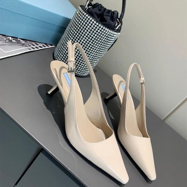 patent leather sandals women pointed toe mid heels back strap women's pumps dress shoes chic new design woman shoe, Black
patent leather sandals women pointed toe mid heels back strap women's pumps dress shoes chic new design woman shoe, Black