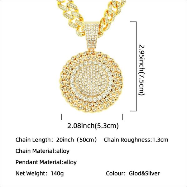 bangle domineering punk diamond inlaid cuban chain ring sunflower pendant necklace men's creative trendsetter decorative, Black
bangle domineering punk diamond inlaid cuban chain ring sunflower pendant necklace men's creative trendsetter decorative, Black