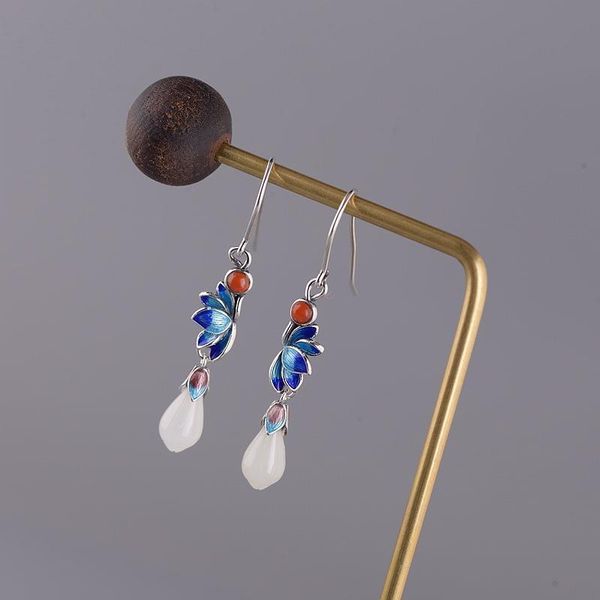 dangle & chandelier natural hetian white jade magnolia flower unique craft earrings chinese style retro elegant charm women's silver je
dangle & chandelier natural hetian white jade magnolia flower unique craft earrings chinese style retro elegant charm women's silver je