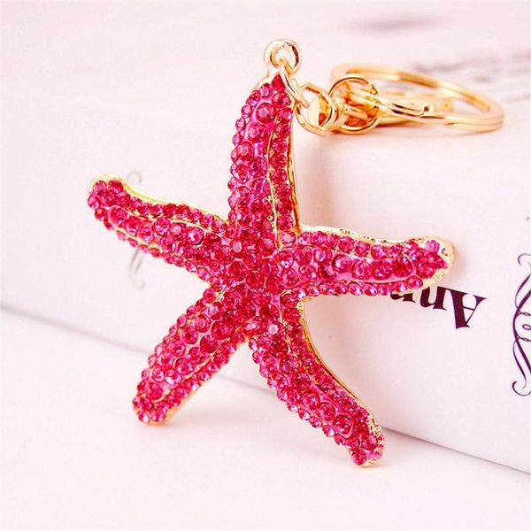 keychains fashion full crystal rhinestone starfish keychain for women's bags decoration pendants accessories car keyrings, Silver
keychains fashion full crystal rhinestone starfish keychain for women's bags decoration pendants accessories car keyrings, Silver