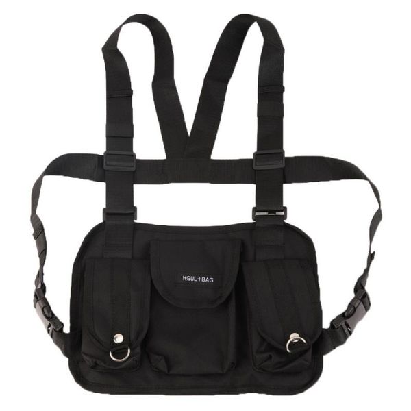 outdoor sports men's and women's backpack tactical double back hip hop functional chest bag
outdoor sports men's and women's backpack tactical double back hip hop functional chest bag