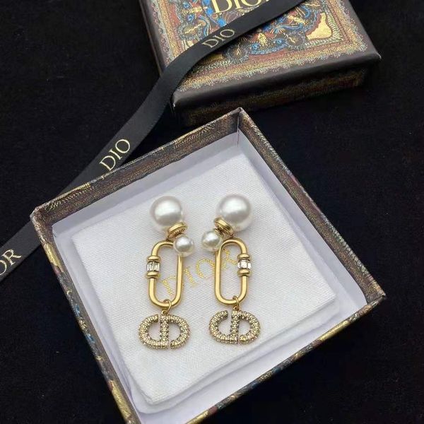 d home 21 cd letters fashion sense pearl earrings super fairy temperament s925 sier needle net red, Golden
d home 21 cd letters fashion sense pearl earrings super fairy temperament s925 sier needle net red, Golden