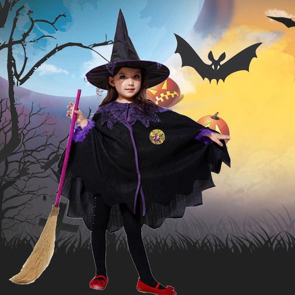 girl's dresses children halloween costumes wizard witch cloak cape robe with pointy hat girls boys cosplay kids birthday party supplies, Red;yellow
girl's dresses children halloween costumes wizard witch cloak cape robe with pointy hat girls boys cosplay kids birthday party supplies, Red;yellow