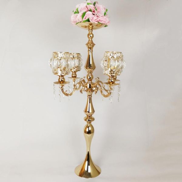 5-arms candelabrum crystal candle holders metal candelabras gold candlesticks candle holder for wedding party event home decor
5-arms candelabrum crystal candle holders metal candelabras gold candlesticks candle holder for wedding party event home decor