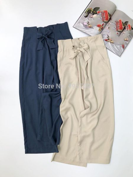 women's pants & capris elfstyle 100% tencel ladies beige navy blue high waist wide leg - female summer cool long trousers, Black;white
women's pants & capris elfstyle 100% tencel ladies beige navy blue high waist wide leg - female summer cool long trousers, Black;white