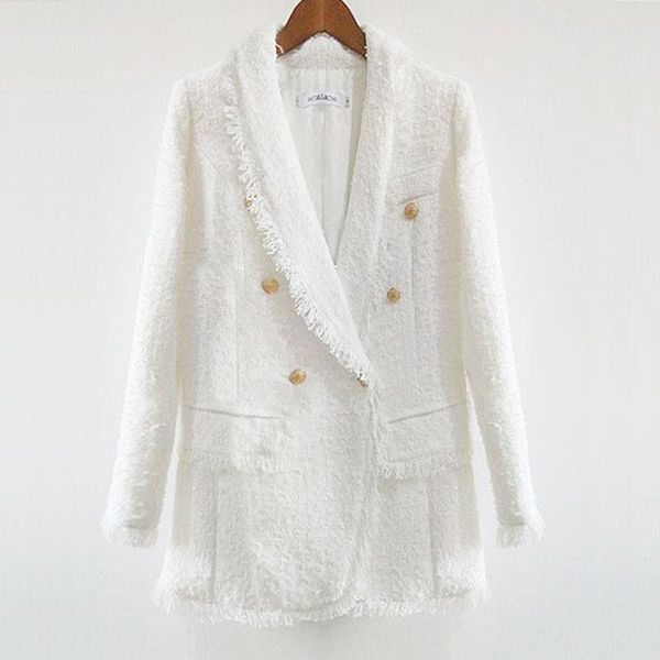 women's jackets tweed jacket white spring/autumn coat 2021 style elegant all-match long sleeve outdoor one-piece, Black;brown
women's jackets tweed jacket white spring/autumn coat 2021 style elegant all-match long sleeve outdoor one-piece, Black;brown