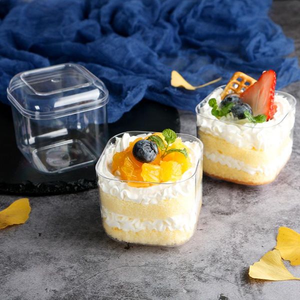disposable cups & straws 20pcs large square mousse cup pudding sawdust fruit cake hard plastic transparent with lid 300ml
disposable cups & straws 20pcs large square mousse cup pudding sawdust fruit cake hard plastic transparent with lid 300ml