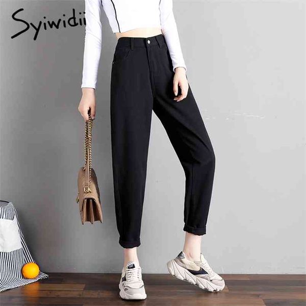 syiwidii high waist jeans for women denim pants street style vintage streetwear elastic waist black jeans korean fashion mom 210730, Blue
syiwidii high waist jeans for women denim pants street style vintage streetwear elastic waist black jeans korean fashion mom 210730, Blue