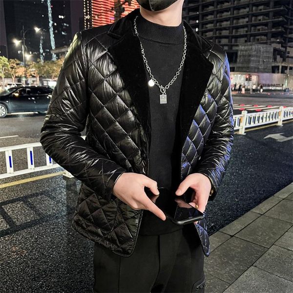 men's suits & blazers 2021 winter jacket men fashion plaid slim fit wedding business casual dress coat street wear social costume homme, White;black
men's suits & blazers 2021 winter jacket men fashion plaid slim fit wedding business casual dress coat street wear social costume homme, White;black