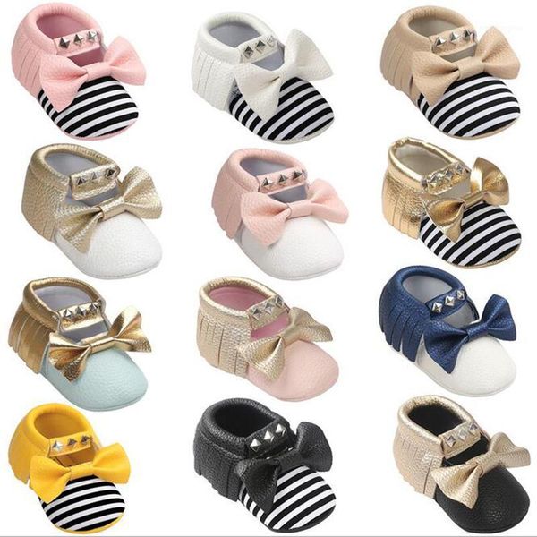 first walkers baby shoes infant toddler moccasins soft moccs fashion rivet mary jane bow soled shoe 0-1t1
first walkers baby shoes infant toddler moccasins soft moccs fashion rivet mary jane bow soled shoe 0-1t1
