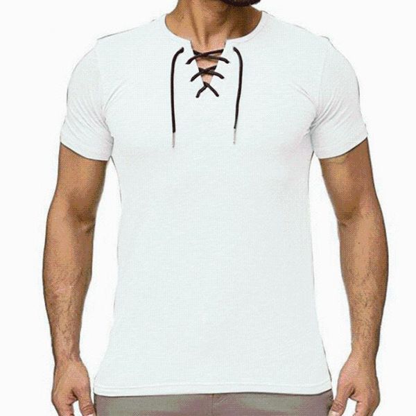 men's t-shirts summer fashion short sleeve t-shirt europe and america tie style shirts slim solid color daily casual clothes tees, White;black
men's t-shirts summer fashion short sleeve t-shirt europe and america tie style shirts slim solid color daily casual clothes tees, White;black