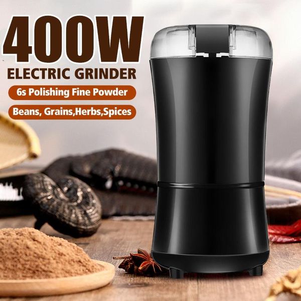electric coffee grinders 400w powerful kitchen grinder maker mini salt pepper beans mill herbs spice nuts electronic grind machine
electric coffee grinders 400w powerful kitchen grinder maker mini salt pepper beans mill herbs spice nuts electronic grind machine