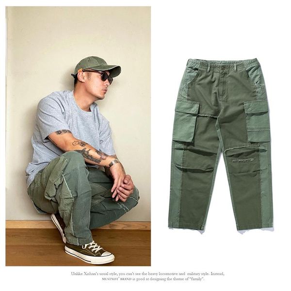Men's Pants WTAPS 2021 Autumn And Winter Overalls Tide Brand Loose Straight Stitching Hole Camping Trousers MADNESS MDNS, Black
Men's Pants WTAPS 2021 Autumn And Winter Overalls Tide Brand Loose Straight Stitching Hole Camping Trousers MADNESS MDNS, Black
