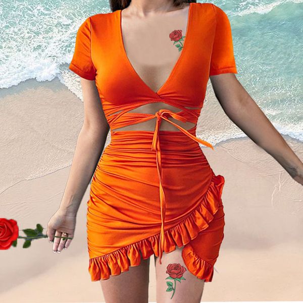 women's summer sundress beach cut out dress 4t y2k lace irregular asymmetrical short skirt high waist v-neck sweetheart mini dresses fo, Black
women's summer sundress beach cut out dress 4t y2k lace irregular asymmetrical short skirt high waist v-neck sweetheart mini dresses fo, Black