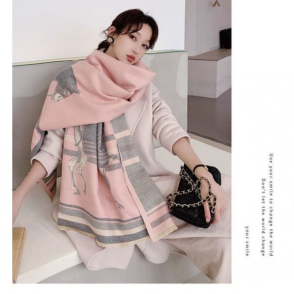cashmere scarf, winter lady designer warm warhorse print double sided shawl available 180*70cm, Blue;gray
cashmere scarf, winter lady designer warm warhorse print double sided shawl available 180*70cm, Blue;gray