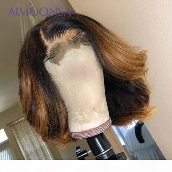 honey brown lace front wig 13x6 wavy bob human hair wig 1b 27 colored bob lace front human hair wigs pre plucked remy 130%, Black;brown
honey brown lace front wig 13x6 wavy bob human hair wig 1b 27 colored bob lace front human hair wigs pre plucked remy 130%, Black;brown