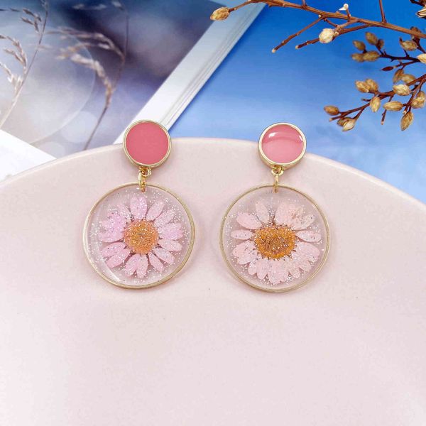 version new korean sweet and versatile pink purple petal flower earrings personality trend exaggerated pearl earrings, Golden
version new korean sweet and versatile pink purple petal flower earrings personality trend exaggerated pearl earrings, Golden