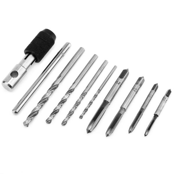 hand tools 9pcs t type machine screw thread taps reamer with 4pcs m3-m6 tap set and 2.5-5.2 twist drill bits wrench
hand tools 9pcs t type machine screw thread taps reamer with 4pcs m3-m6 tap set and 2.5-5.2 twist drill bits wrench