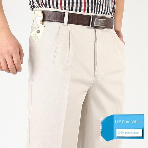 thin summer man casual pants clothing double pleated loose pants for men big size 40 42 44 46 long trousers for men, Black
thin summer man casual pants clothing double pleated loose pants for men big size 40 42 44 46 long trousers for men, Black