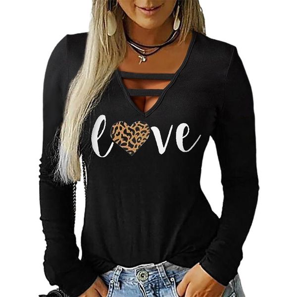 women's t-shirt 2021 women fashion casual v neck tshirts autumn tee tee-shirt cutout print long sleeve, White
women's t-shirt 2021 women fashion casual v neck tshirts autumn tee tee-shirt cutout print long sleeve, White
