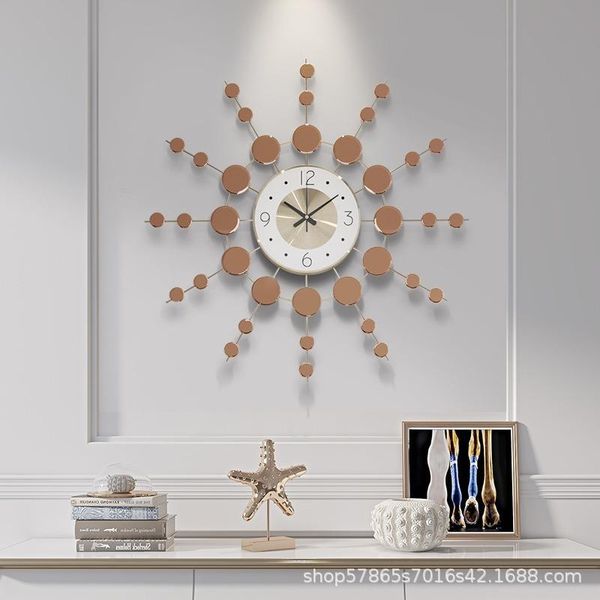 nordic light luxury electricity business living room restaurant modern simple fashion clock iron wall clock
nordic light luxury electricity business living room restaurant modern simple fashion clock iron wall clock