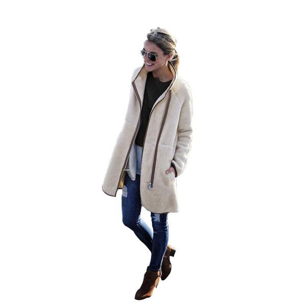 women's jackets 2021 europe america autumn winter classic fashion cardigan fleece mid women coats casual warm comfortable, Black;brown
women's jackets 2021 europe america autumn winter classic fashion cardigan fleece mid women coats casual warm comfortable, Black;brown