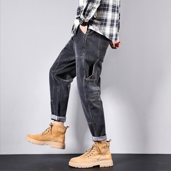 men's jeans baggy men black lots fit harem book white fashion zijzakken blue hip hop streetwear casual denim broek
men's jeans baggy men black lots fit harem book white fashion zijzakken blue hip hop streetwear casual denim broek