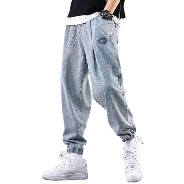 men's pants jeans men loose straight leg logo korean version of the fashion high street light retro harlem hip hop, Black
men's pants jeans men loose straight leg logo korean version of the fashion high street light retro harlem hip hop, Black