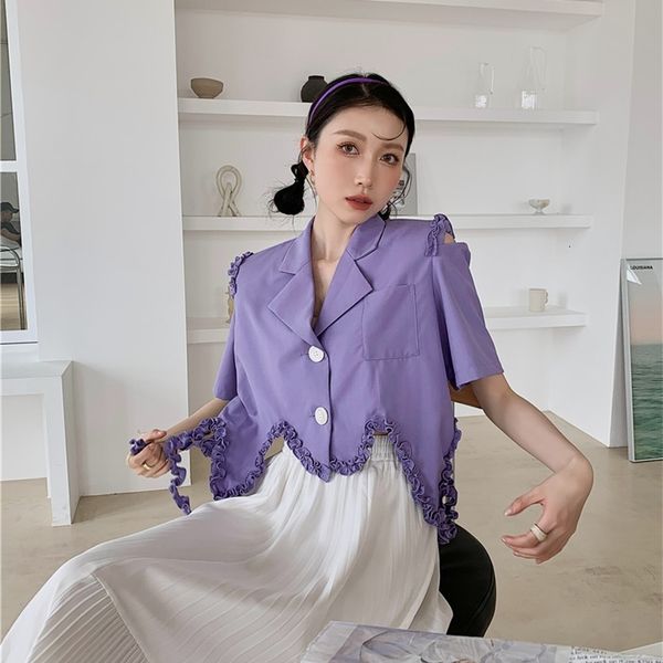women's blouses & shirts purple desinger summer blouse short sleeve cropped button up luxury designer clothing women fashion u, White
women's blouses & shirts purple desinger summer blouse short sleeve cropped button up luxury designer clothing women fashion u, White