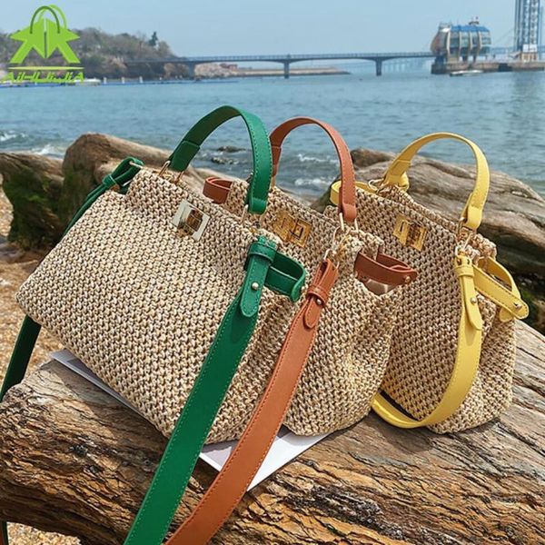 evening bags weave square tote bag 2021 summer high-quality straw women's designer handbag beach travel shoulder messenger
evening bags weave square tote bag 2021 summer high-quality straw women's designer handbag beach travel shoulder messenger