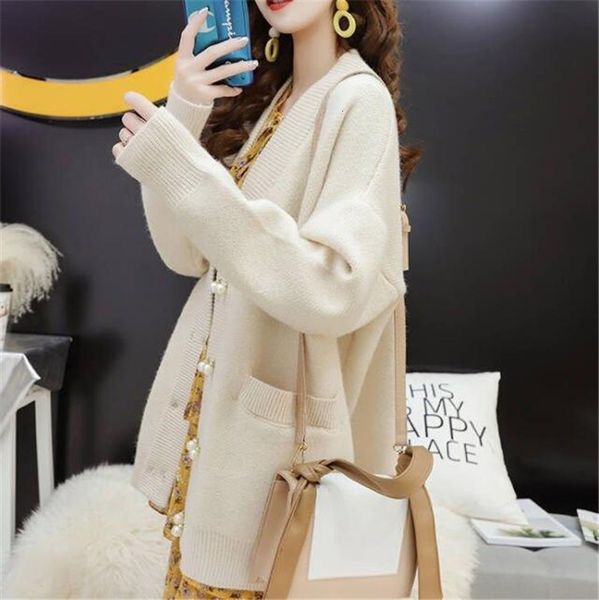 women's knits & tees of the female gender wide knit cardigan double pearl buckle color sleeve long pz2179 sweatshirt coat vu00, White
women's knits & tees of the female gender wide knit cardigan double pearl buckle color sleeve long pz2179 sweatshirt coat vu00, White