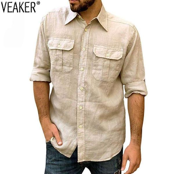 2021 new men's autumn long sleeve cotton linen shirts male casual turn down collar solid color business shirt -3xl, White;black 
2021 new men's autumn long sleeve cotton linen shirts male casual turn down collar solid color business shirt -3xl, White;black