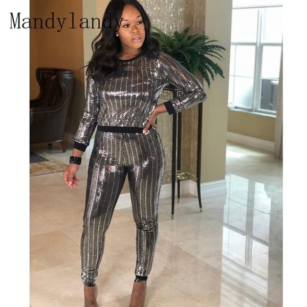 women's two piece pants mandylandy nightclub wear women sets sequine long sleeve pencil 2 ladies outfits multicolor suit, White
women's two piece pants mandylandy nightclub wear women sets sequine long sleeve pencil 2 ladies outfits multicolor suit, White