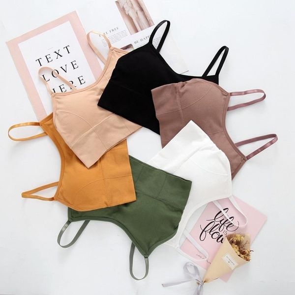 fashion tank women push up ladies strap crop lingerie intimates with removable pad casual camis female streetwear camisoles & tanks, Black;white
fashion tank women push up ladies strap crop lingerie intimates with removable pad casual camis female streetwear camisoles & tanks, Black;white