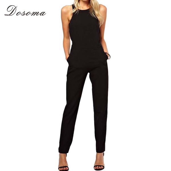 women's jumpsuits & rompers dosoma black sleeveless long for women 2021 plus size office lady female jumpsuit high waist fashion clothi, Black;white
women's jumpsuits & rompers dosoma black sleeveless long for women 2021 plus size office lady female jumpsuit high waist fashion clothi, Black;white