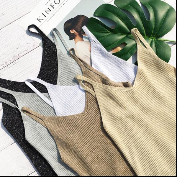 women knitted camisole summer spring spaghetti strap elastic camis bright knitting pullover sweater wdc3650, White
women knitted camisole summer spring spaghetti strap elastic camis bright knitting pullover sweater wdc3650, White
