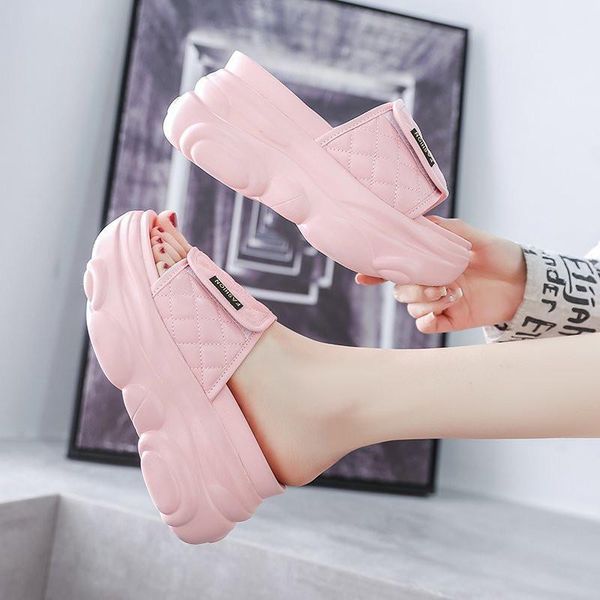 sandals summer women wedge slippers platform flip flops soft comfortable 2021 casual shoes outdoor beach ladies slides 34-39, Black 
sandals summer women wedge slippers platform flip flops soft comfortable 2021 casual shoes outdoor beach ladies slides 34-39, Black