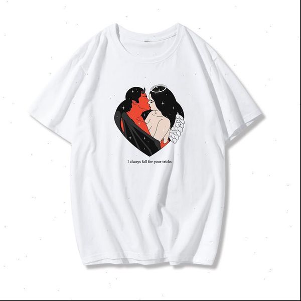 harajuku vintage loose womens the angels protect me the demons respect me print t shirt chic stylish t shirt, White
harajuku vintage loose womens the angels protect me the demons respect me print t shirt chic stylish t shirt, White
